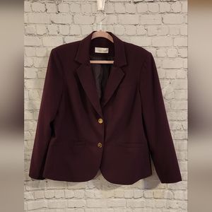Calvin Klein ladies purple blazer